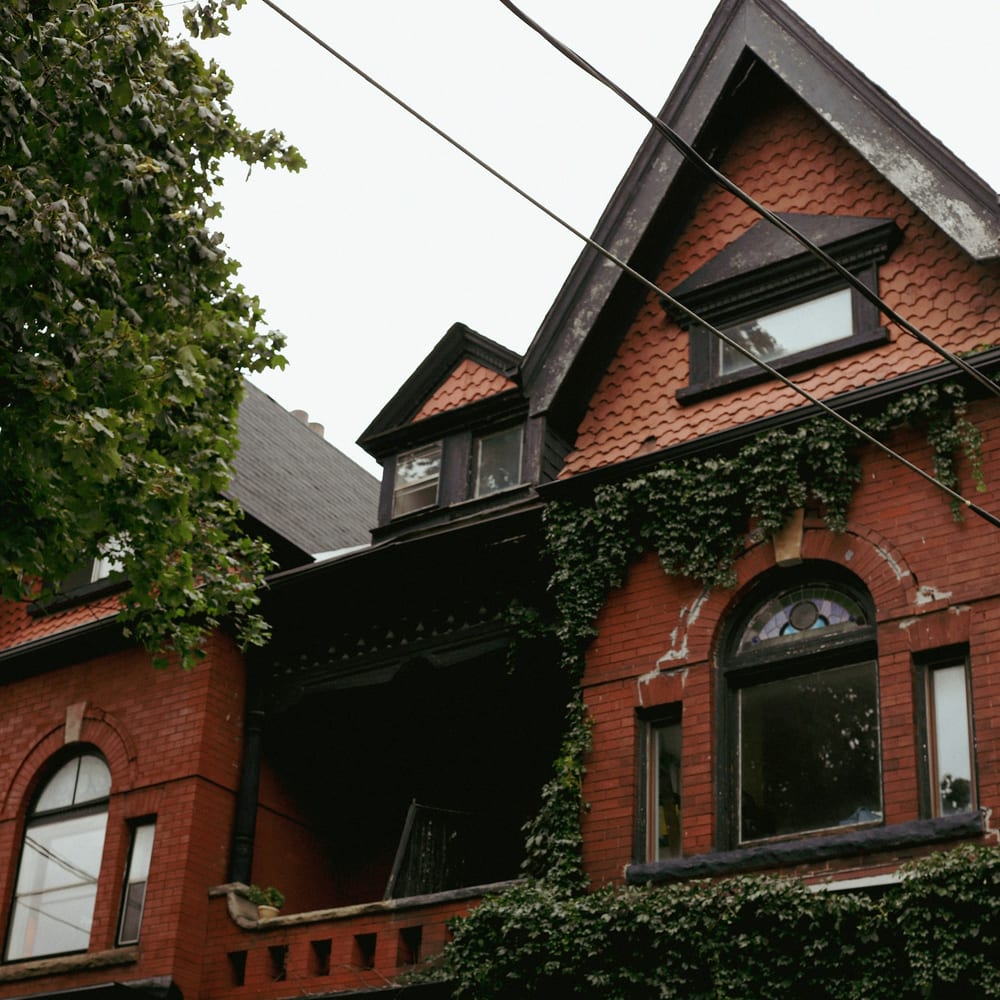 An established red-brick Toronto home